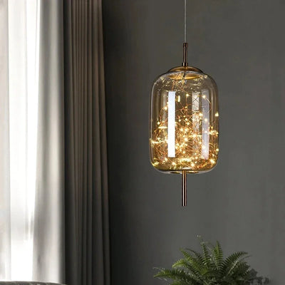 Luxury LED Glass Pendant Lights Nordic Chandeliers Modern Hanging Lustre Kitchen Restaurant Hotel Pendant Lamp Bedside Luminaria